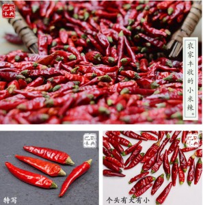 朝天椒：小米辣：特辣超香小米辣七星椒朝天椒